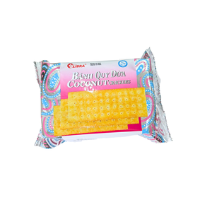 ขนมแครกเกอร์มะพร้าวพรีเมี่ยมทรงสี่เหลี่ยมผืนผ้าอบและมีกลิ่นหอม180กรัม - Product Image 6