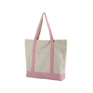 Sac à provisions en toile de tissu fin de taille personnalisée pour les femmes avec de nombreuses poches à fermeture éclair cadeau promotionnel prix bon marché du Vietnam - Product Image 1