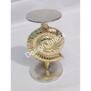 Bougeoir décoratif en forme de coquillage pour fêtes d'anniversaire de mariage Accessoires de décoration de table Bougeoir en métal Artisanat Design - Product Image 2