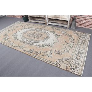 Alfombra Turca Vintage Grande de 4.6x9.4 pies, Alfombra de Lana Marrón - Product Image 4