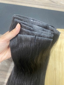 Extensiones de Cabello Remy Vietnamita Zenohair con Clip, PU, 100g, Muy Suaves, Puntas Completas, Decoloradas y Listas para Permanente, Aptas para Todos los Colores - Product Image 2