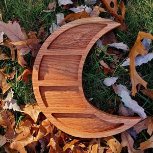 Bandeja de Luna de Madera Hecha a Mano |   Acabado Liso de Primera Calidad |   Precio de Fábrica al por Mayor - Product Image 1