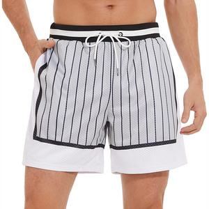 Nuevos pantalones cortos sueltos informales de malla para gimnasio y culturismo para hombre de verano - Product Image 1