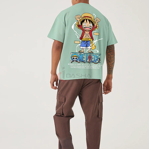 เสื้อยืดสตรีทแวร์หนาแบบเย็บปักโลโก้ได้ตามต้องการสำหรับทั้งชายและ100% - Product Image 5