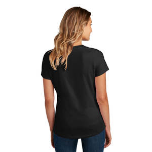 Camisetas lisas con serigrafía de logotipo personalizado para mujer - Product Image 2