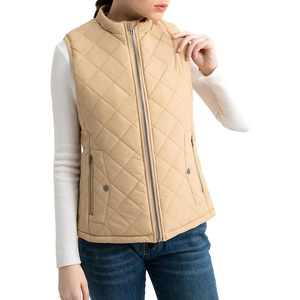 Gilet d'hiver unisexe épais et uni avec fermeture éclair, logo personnalisé, doublure en lin réversible, sans manches, long, avec capuche - Product Image 3