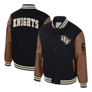 Veste universitaire en laine de qualité supérieure avec broderie personnalisée Commandes en gros OEM/ODM acceptées - Product Image 1