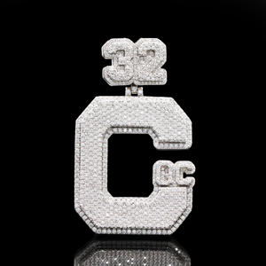 จี้เพชร CZ สไตล์ฮิปฮอป สแตนเลสสตีลสั่งทำพิเศษ - Product Image 1