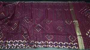 Exclusivo rojo Deshi Dhakai Jamdani Sharee calidad de exportación para mujeres JAMDANI tela azul verde dorado cielo azul de Bangladesh - Product Image 2