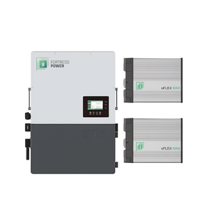 อินเวอร์เตอร์ไฮบริด Fortress Power Envy 8kW พร้อมแบตเตอรี่ลิเธียม 2 EFlex Max 5.4kWh 48V ชุดโซลาร์ติดผนัง - Product Image 2