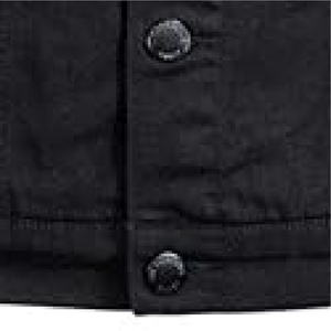 Premium Quality Custom Logo Embroidery Men's 100% Cotton Vintage Winter <b>Jacket</b> with Double Zipper and Front Design - Product Image 5