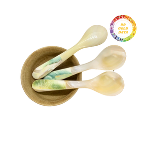 Cuillère en nacre de luxe, unique et écologique, surface brillante, faite à la main, pour les dîners formels, occasions spéciales, mariages, ensembles personnalisés - Product Image 5