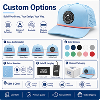 Nueva Gorra Deportiva de Béisbol y Golf de 5 Paneles, Personalizada con Logotipo de PVC, Impermeable, de Poliéster, Ajustable, con Diseño de Leopardo y Corte Láser
