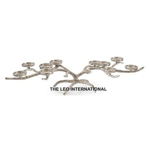 Porte-bougie décoratif en acier inoxydable pour table, couleur or laiton, pour la décoration du Ramadan, porte-bougie en métal - Product Image 6