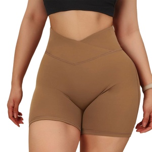 High-waist Fitness <b>Shorts</b> Women's <b>Tight</b> Breathable Leggings Yoga Pants for sale in reasonable price - Product Image 2