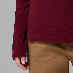 เสื้อสเวตเชิ้ตผ้าฟลีซสำหรับผู้หญิง แขนยาว / ดีไซน์สตรีทแวร์ทันสมัย พร้อมโลโก้แบบกำหนดเอง และดีไซน์คอปกซิปตั้ง - Product Image 3