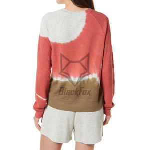 Sudadera con logotipo personalizado para mujer, pantalones cortos, Invierno sostenible, estilo informal, forrado, Jersey, Frente, liso, teñido, sudaderas con capucha sólidas, respetuoso con el medio ambiente - Product Image 3