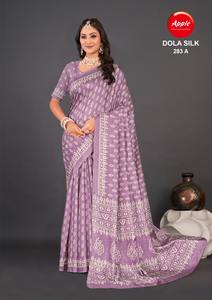 Dola Silk Saree สำหรับผู้หญิงเครื่องแต่งกายแบบชนเผ่าที่สง่างามพร้อมดีไซน์เสื้อชิ้นที่สมบูรณ์แบบสำหรับทุกโอกาส - Product Image 3