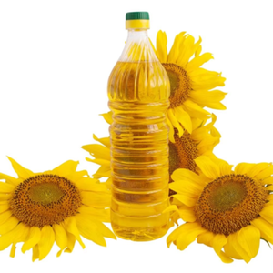 Aceite de girasol puro y natural, aceite de cocina orgánico en botella, aceite de girasol al por mayor en contenedor, botella de plástico con tapa amarilla, en venta. - Product Image 1