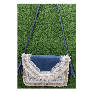 กระเป๋าคลัทช์เรซิ่นงานแต่งงานสำหรับผู้หญิง,กระเป๋าคลัทช์ตอนเย็นกระเป๋าคลัทช์กำมะหยี่หรูหรากระเป๋าถือทรงซองจดหมายคุรุ Kirpa Export House - Product Image 2