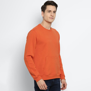 OEM ODM Pull d'hiver personnalisé de haute qualité pour hommes, motif solide, col gaufré, pull en tricot anti-rétrécissement, sweat-shirt en tricot - Product Image 2