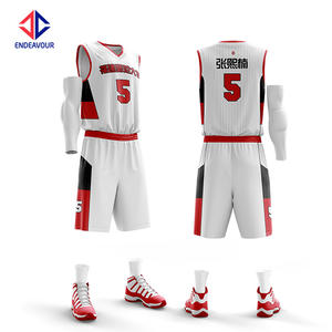 Évacuation de l'humidité OEM sublimation hommes maillot de basket-ball impression de logo personnalisé léger polyester uniforme de sport expédition rapide - Product Image 2