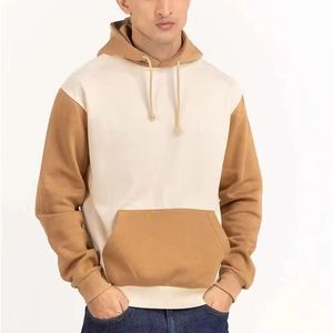 Sudaderas Casuales de Invierno para Hombre con Diseño de Logotipo Personalizado, Bolsillo Sólido Estampado y Tela Lisa Teñida, Forro Polar Antiarrugas - Product Image 1