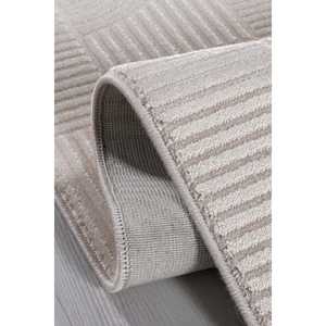 Tapis Akasya AK008 Netline Home Rugs Depot 100% acrylique, non-muant, durable pour chambre à coucher, chambre d'enfant, taupe, style moderne - Product Image 2