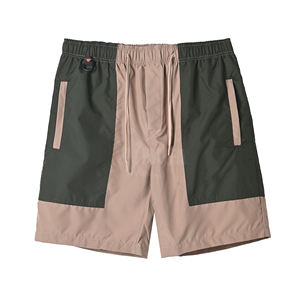 Personalizar serigrafía Logo Running Gym Hombre Sweat Short Pant Letter Reflective Nylon Shorts para hombres Polyester Shorts - Product Image 1