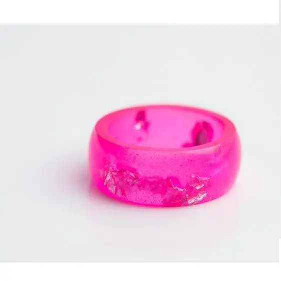 Modische neueste hand gefertigte einzigartige Farbe Harz Ring für Geschenk Hochzeits feier tragen Schmuck