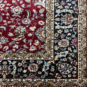 Alfombra de Lana de Alta Calidad Hecha a Máquina, Diseño Floral Mughal Ecológico, Color Rojo, para Sala de Estar - Product Image 4