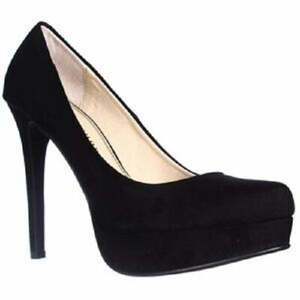 Scarpe da Donna Chinese Laundry con Plateau e Tacco Quadrato Nero, Misura 8.5 M, con Cinturino alla Caviglia per Aumentare l'Altezza, Ideali per Matrimoni - Product Image 1