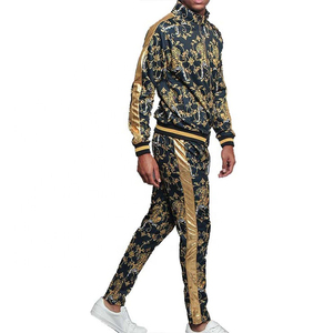 Trajes de chándal de alta calidad para hombres/Chándal de hombre con combinación de colores ajustados a la moda para ropa de entrenamiento - Product Image 1