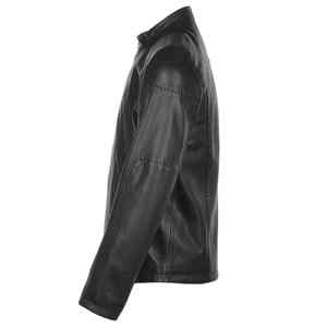 Chaqueta de Cuero de Bajo Pedido Mínimo, Chaqueta de Invierno, Nueva Piel de Cordero Genuina, Temporada de Primavera, Impermeable, Resistente al Viento, Servicio OEM, Chaqueta de Cuero para Hombre - Product Image 6
