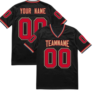 Camiseta de Fútbol Americano Personalizada al por Mayor, de Primera Calidad, Transpirable, Ligera, Duradera, Ropa Deportiva para Equipos - Product Image 4