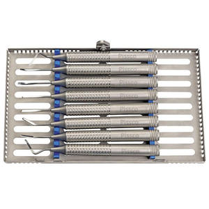 Kit de herramientas de higiene dental profesional de acero inoxidable, juego de instrumentos de limpieza dental para clínicas y estudiantes de Pissco - Product Image 1