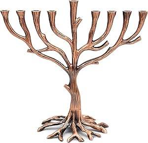 Antique Metal <b>Tree</b> Menorah Modern Design Religious Candle <b>Holder</b> for Home Decoration New Arrival 2024 for <b>Christmas</b> - Product Image 3
