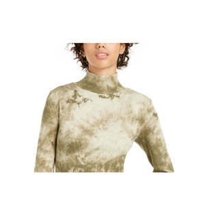 Haut à col montant tie-dye Planet Gold Junior en coton vert taille X-Large pour filles - Product Image 2