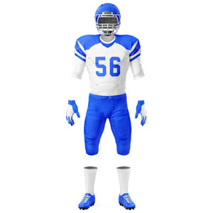 Conjuntos de Uniformes de Fútbol Americano Personalizados, Talla Grande, Manga Corta, 100% Poliéster, Antibacteriano, Protección UV, Secado Rápido, Transpirable - Product Image 1