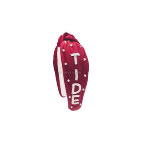 Bandeaux tendance en perles nouées, perles de rocaille, faits à la main, multicolores, pour les fans de sport, les équipes de soutien, look de jour de match 2026 - Product Image 3
