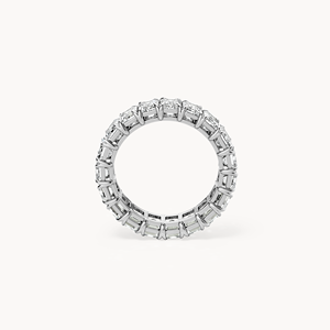แหวนเพชรทรงเอเมอรัลด์คัทแบบ Eternity - Product Image 4
