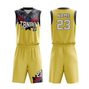 Uniforme de baloncesto de la mejor calidad de malla reversible personalizado para hombre, ropa de baloncesto de práctica al por mayor, uniformes de baloncesto de secado rápido - Product Image 1
