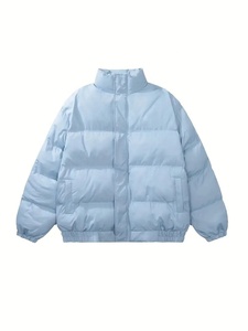 Chaqueta Varsity de Lona Acolchada de Invierno Unisex de Alta Calidad, con Capucha, Ligera, Rellena de Algodón, Impermeable y Transpirable - Product Image 2