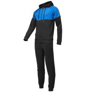 Conjunto deportivo de dos piezas para hombre, estilo casual, transpirable, personalizado, con capucha, de algodón. - Product Image 3