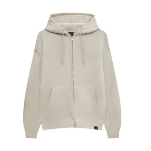 Sweats à capuche avec fermeture éclair de bonne qualité, haut de gamme, unisexe, 100% coton, OEM, logo personnalisé, à la mode, vente pour hommes - Product Image 1