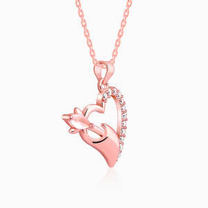 Forevermore Pendentif Or Rose En Acier Inoxydable Religieux Fruit Motif Charme Étanche Plaqué Or Bijoux - Product Image 5