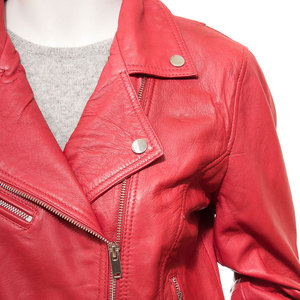 Chaqueta de cuero de moda para mujer, de alta calidad, transpirable, impermeable y ecológica, muy vendida. - Product Image 5