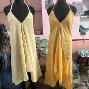 เดรสแม็กซี่ลายดอกไม้โบโฮสำหรับผู้หญิงสไตล์ฤดูร้อนสุดเพอร์เฟกต์สำหรับวันหยุดพักผ่อนชายหาดและช่วงเย็นที่ผ่อนคลาย - Product Image 1