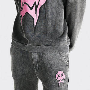 Ensemble de vêtements de sport de fitness et de course à pied en deux pièces pour hommes personnalisés pantalons de survêtement et vestes d'hiver des fabricants survêtements - Product Image 5