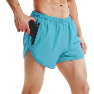 Pantalones cortos deportivos de secado rápido para hombre de primera calidad, sensación ligera, ideal para entrenamiento en casa o en el gimnasio, lo mejor para entrenar, Ideal para venta al por mayor - Product Image 3